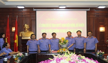 Công bố quyết định điều động, bổ nhiệm chức vụ Viện trưởng VKSND cấp...